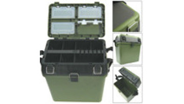 3 Layer PP Fishing Tackle Box Storage Box Seat Backpack Storage Organizer with Strap for Easy Carry1