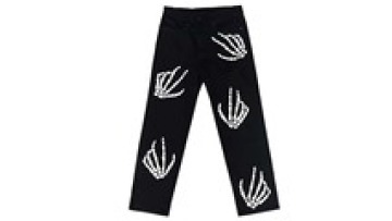 Plus Size Jeans Printed Denim Jeans Wide Leg Pants Denim Bale Men Denim Jeans Pants1