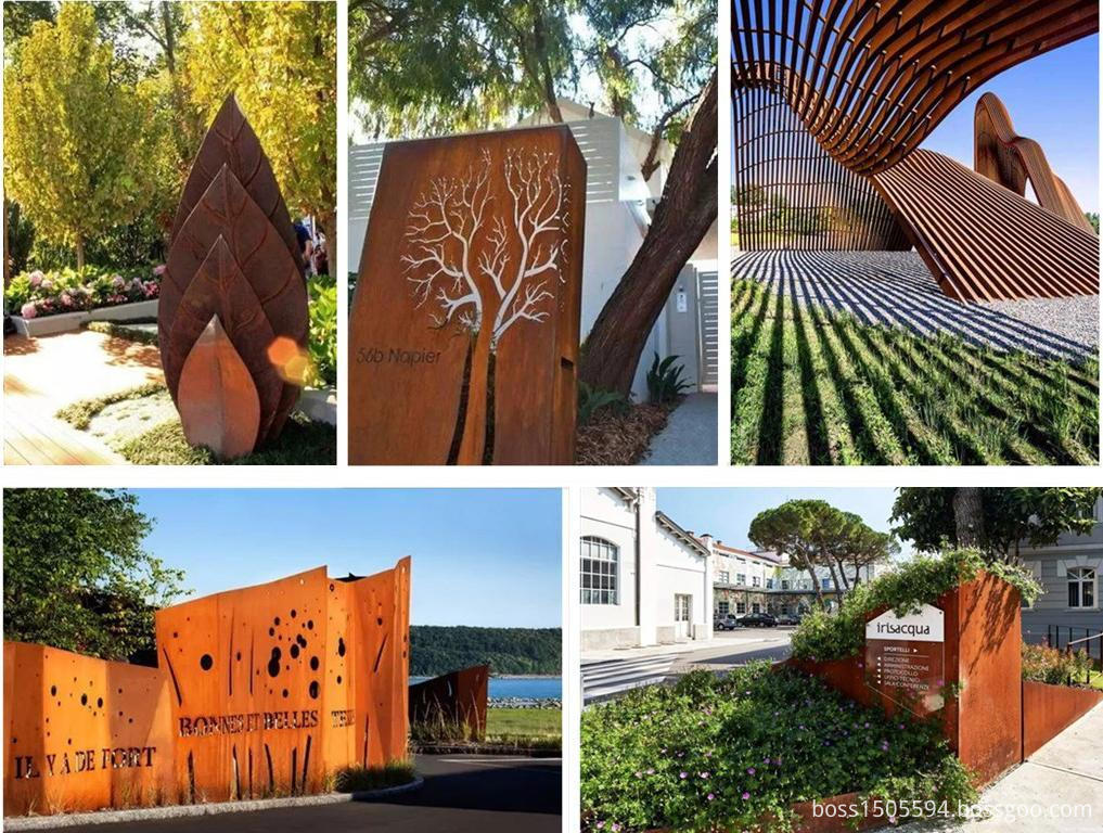 Corten steel plate