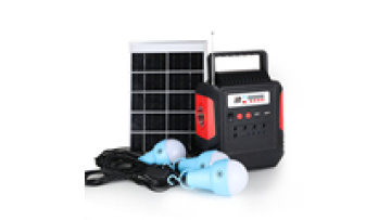 Solar Power Energy Light 18650 Lithium Battery Home Lighting Systems Solar Power Kits with FM Radio Speaker1