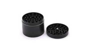 Wholesale Custom Logo Black Aluminium Metal Spice Tobacco Herb Grinder1