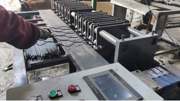 Galvanized woven gabions