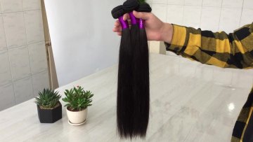Wholesale cabelo humano natural Vietnamese raw hair weave bundles vendors cuticle aligned virgin Brazilian human hair bundles1