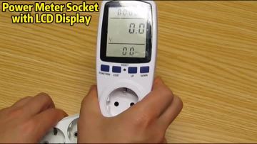 Power Meter Plug With LCD Display