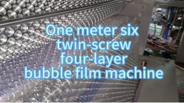 1600 Type Double Screw Double Roller Bubble Film Machine