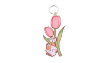 Beautiful Embroidery Key Chains  Embroidery Fabric Keychain for Bag Decoration1