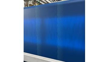 Livite 0.38mm Dark Blue matte PVC coated fabric for swimming pool materials is in production.