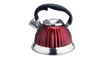 Stainless steel red coating Whistling kettle FH-407