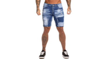OEM Custom Hot Sale Summer Men Skinny Ripped Heavy Cotton Jean Shorts Men1