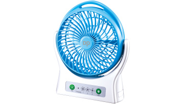 8 inch Rechargeable Desktop Fan with Emergency Light-7605