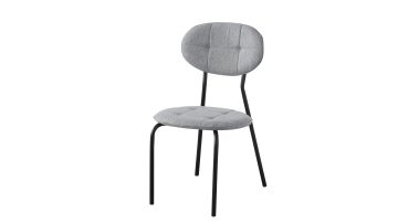 BR-24A25 Elegant Minimalist Stacking Chair with Durable Metal Frame for Modern Spaces