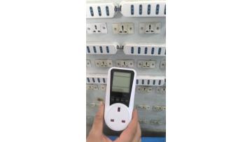 Practical operation UK Plug Electricity Usage Monitors Energy Power Consumption Wattmeter Plug-in Socket Voltage Current Billing Metering Socket