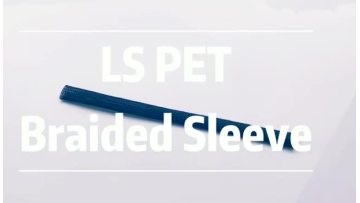 10MM pet braided sleeving  Plastic Tube Knitted Wire Mesh Tube1