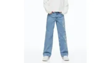 Oem Custom Logo Denim Trousers High Quality Streetwear Jogger Pant Men Jeans Flared Sweatpants1