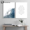 Ocean Sea Waves Canvas Nordic Posters Prints Landscape Scandinavian Style Wall Art Painting Decoration Pictures for Living Room