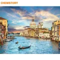 CHENISTORY Frame 60x75cm Venice Landscape Painting By Numbers Kit Acrylic Diy Paint By Numbers For Home Decor Paint Artwork Gift