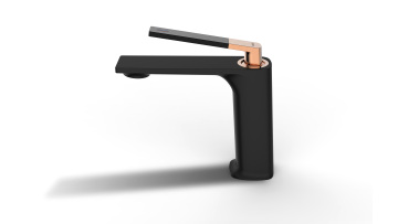 Matte Black Bathroom Sink Faucet - DL-01085BM