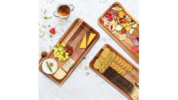 Eco-Friendly Solid Wood Tea Tray