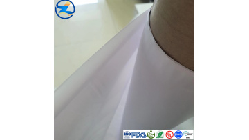 Soft Opaque Ceramic White PVC Films Raw Material