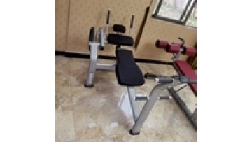 seated crunch bench abdominal machine