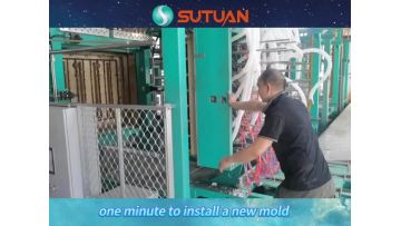 one minute to install a new mold