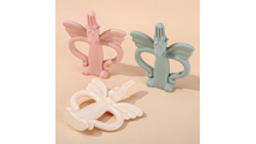 Wholesale Newborn Gifts Baby Sensory Chew Toys Set Unicorn Shape Toothbrush Baby Silicone Teethers1