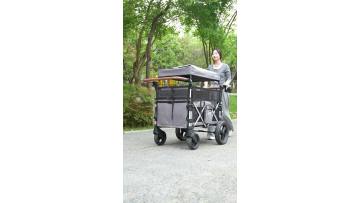 4 Seater Wagon Stroller with UV Canopy