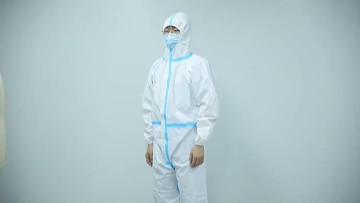 Disposable Ce Cat Iii Type 3b4b5b6b Protective Clothing Coverall Full Body Ppe Isolation Chemical For Hospital Hazmat Suit - Buy Hazmat Suit,Protective Suit,Medical Protective Clothing Product .mp4