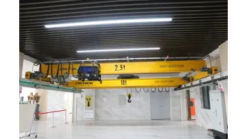 Customized Overhead Suspension Hang Crane with Electric Wire Rope Hoist Railed Travel Crane 5 Ton Overhead Track Installation Electric Single Girder Suspension1