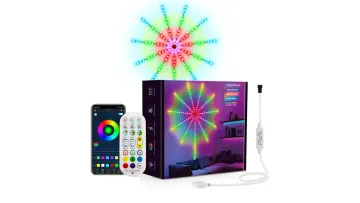 Colorful Symphony LED Fireworks Strip Light for Home Decor1