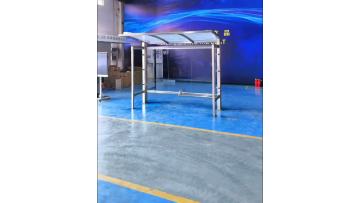 Smart Modern Bus Station with Solar Panel LED Screen Light Box Bus Station System