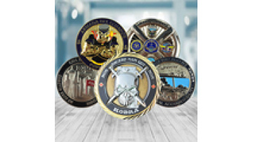 Promotional gift custom skulls coin logo metal coin with flannel box 3D challenge coin1