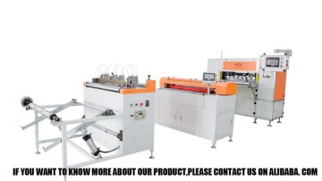 Good quality automatic paper folding gluing production line -six generations1