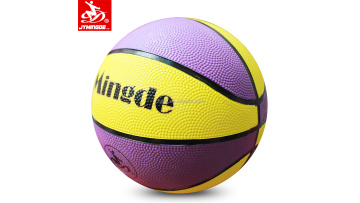 colorful cheap rubber basketball ball size 51