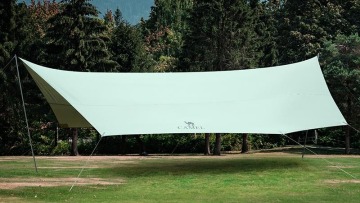 Camel Outdoor Super Large Galaxy Glamping Tarp Portable Sun Protection Hexagonal Camping Canopy Tent1