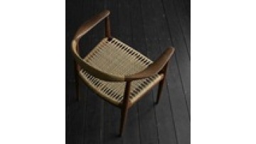 Hot sale Home Furniture Solid Wood and Rattan Wicker Back with Soft Cushion Kitchen Dining Restaurant Chair1