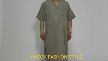 Islamic Clothing  Muslim dress for men Robe Boubou JUBBAH Muslim Men Abaya Thobe / Thawb1