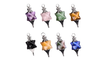 SP1908-18MM Merkaba Gemstone Pendulum&Pendant