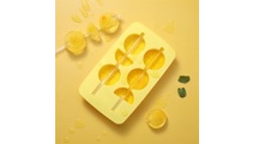 Silicone DIY Creative Big Ice Cube Mold Square Shape Silicone Ice Tray Fruit Ice Cube Maker Bar with straw1