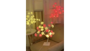 Romantic Led Rose Flower Tree Decorative LED Table Light For Indoor Night Light Decoration Holiday Party Wedding Xmas Gift Event1