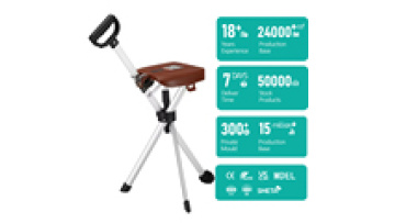 One-Key Switch Anti-Slip Aluminum Alloy Folding Stool Multi-Functional Outdoor Chair for Mountaineering & Rehabilitation Therapy1