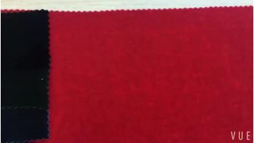 Scholl Supply Wholesale Elastic Cushion Soft Fabric China Velvet Red Black Velour Fabric Plain Dyed Knitted 68d FDY 40d SP Weft1