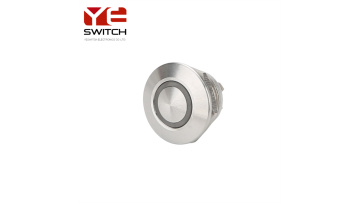 YESWITCH 12mm Automotive Illuminated Metal Lamp Pu