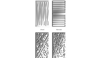 Outdoor Garden laser cut metal fence Corten Steel decorative Privacy Screen1