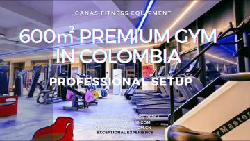 600sqm premium gym in Colombia