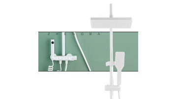 4109 white Bathroom Shower Set with Faucet