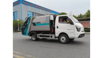 Zero Emission Feidie 4X2 5cbm Mini Electric Compression Refuse Truck1