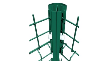 Fence Post  Powder Coated Low Carbon Steel Garden Fence Posts Peach Post1