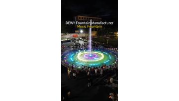Music fountain suitable for ponds