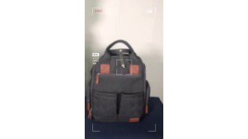 Luxury vegan leather baby diaper bags wet bag multi function mummy maternity nappy bag1